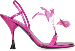 Kimi patent leather heel sandals-1